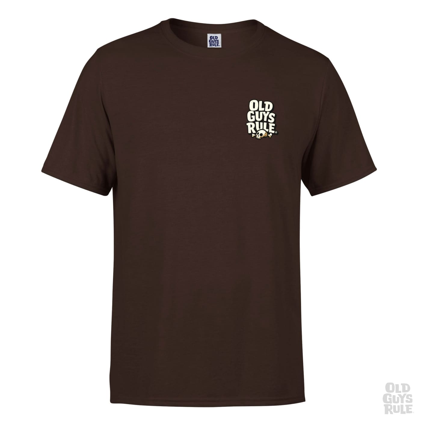 Old Guys Rule 'Man Cave' T-Shirt - Chocolate