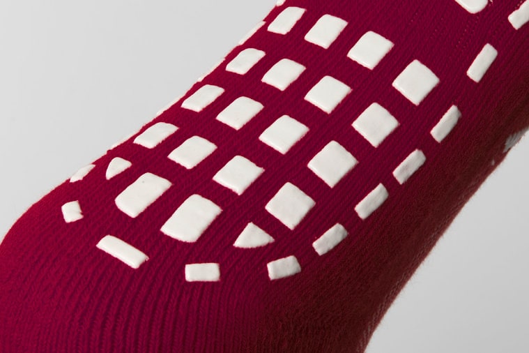 ATAK SHOX GRIP MIDLEG SOCKS - MAROON