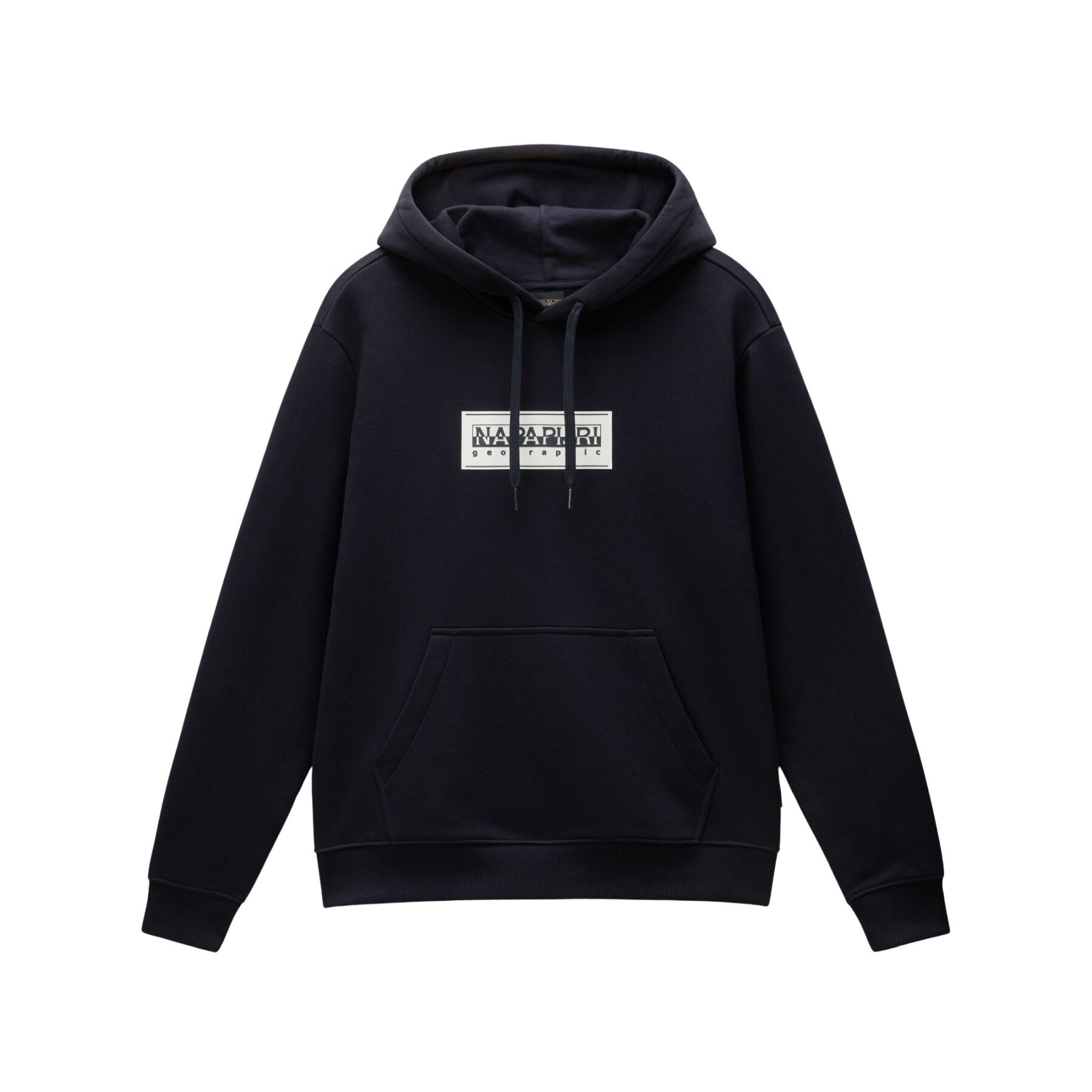 NAPAPIJRI B-BOX LOGO MENS HOODED SWEAT - BLACK