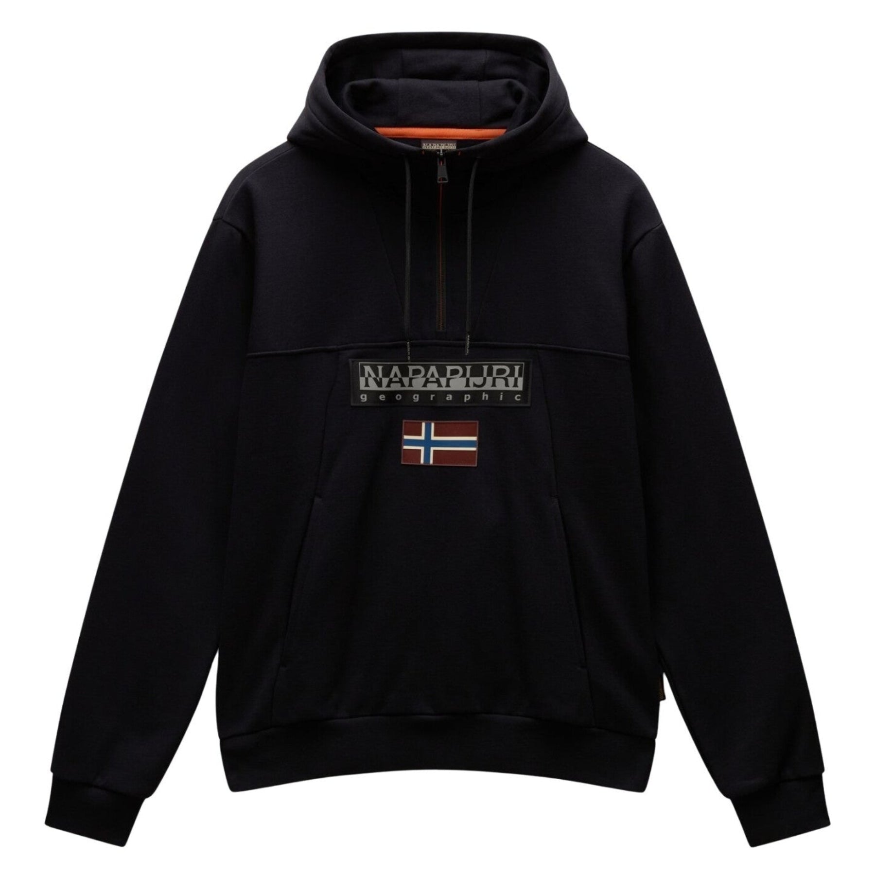 NAPAPIJRI BURGEE HZH MENS HOODED SWEAT BLACK