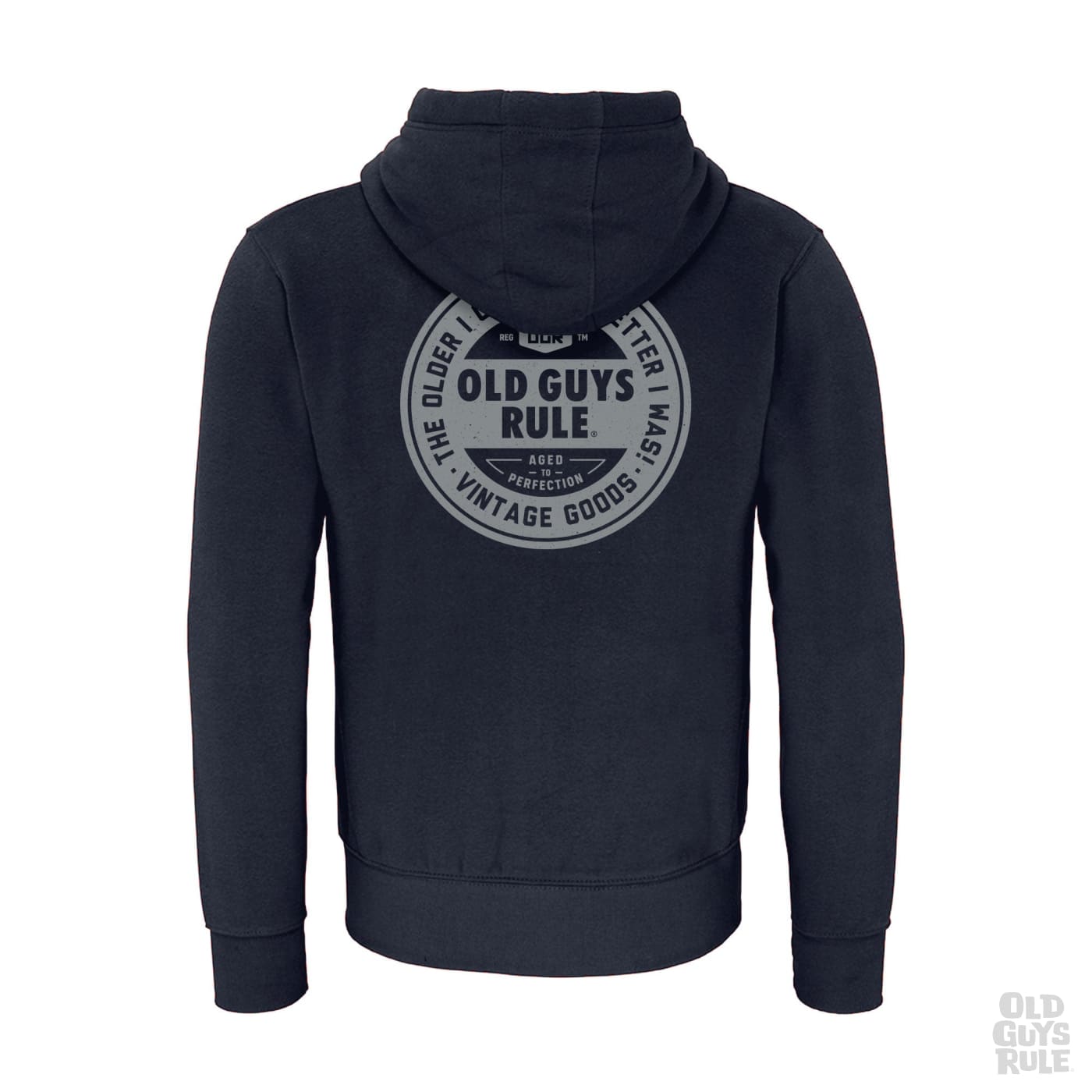 OLD GUYS RULE 'NATURAL TRACTION II' ZIP HOODIE - NAVY