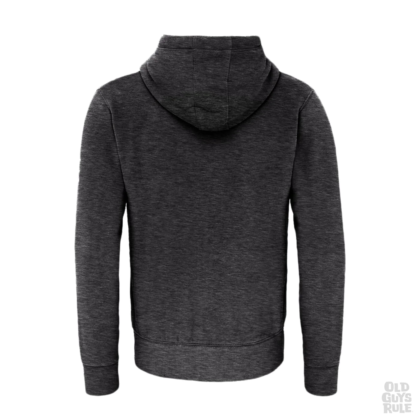 OLD GUYS RULE 'ORIGINAL CLASSIC' POP HOODIE - HEATHER BLACK
