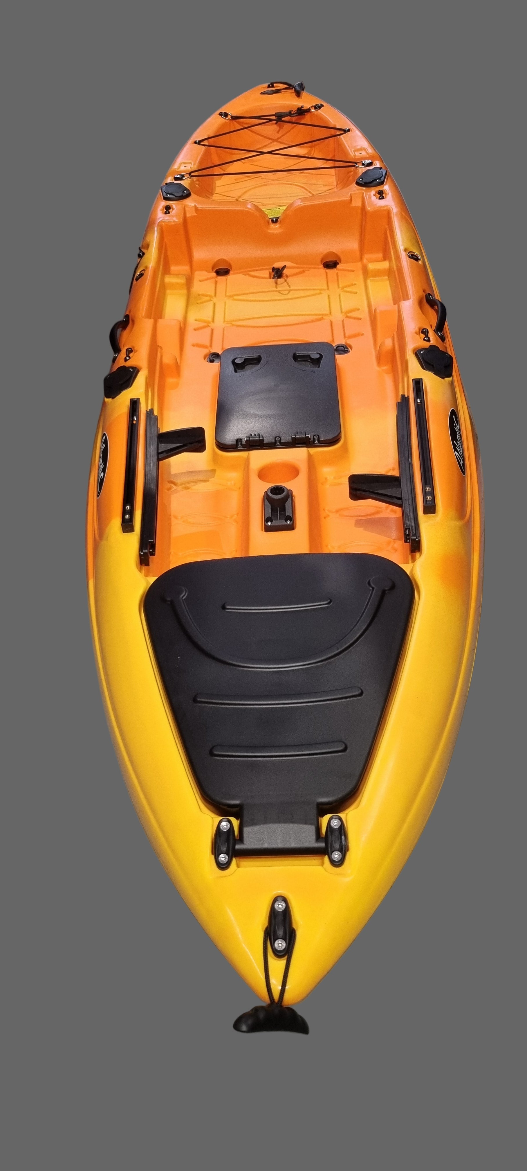 Atlantic Shark - Single Sit On Top / Fishing Kayak - Orange/Yellow