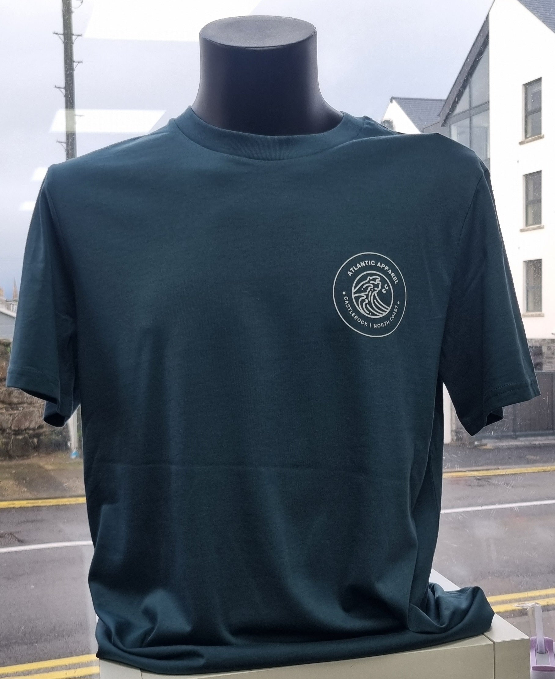 Atlantic Apparel 'Castlerock' Short Sleeve Unisex T-Shirt - Stargazer Green