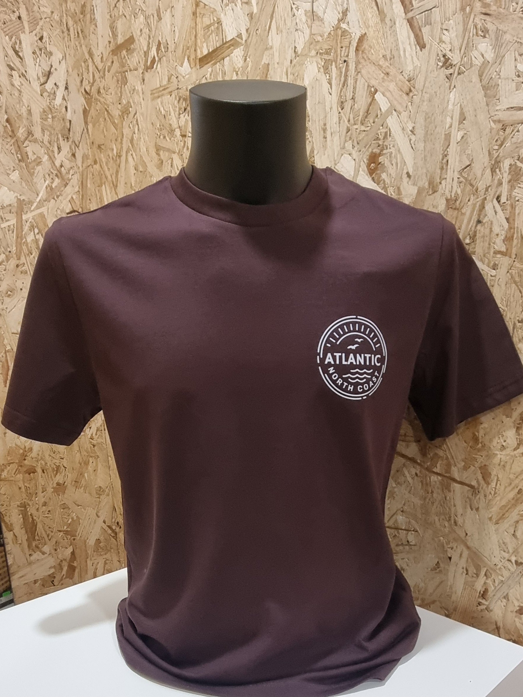 Atlantic Apparel 'Horizon' Short Sleeve Unisex T-Shirt - Red Earth