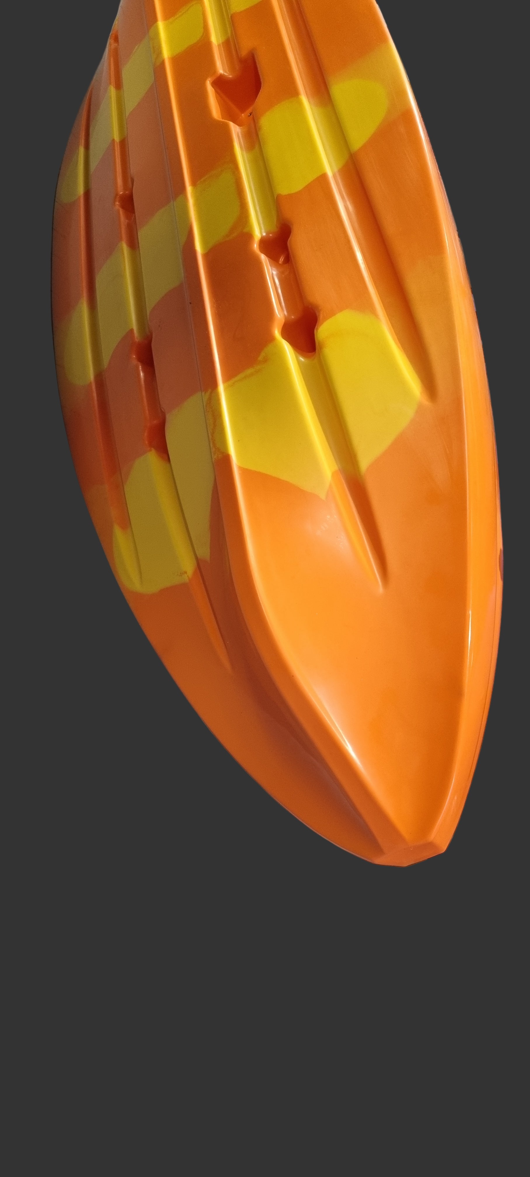 Atlantic Shark - Single Sit On Top / Fishing Kayak - Orange/Yellow