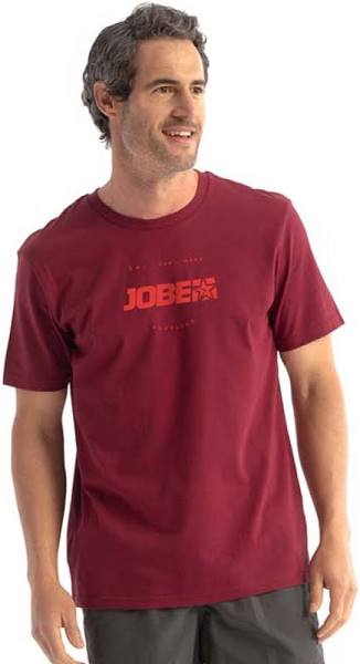 JOBE CASUAL UNISEX T-SHIRT - BURGUNDY