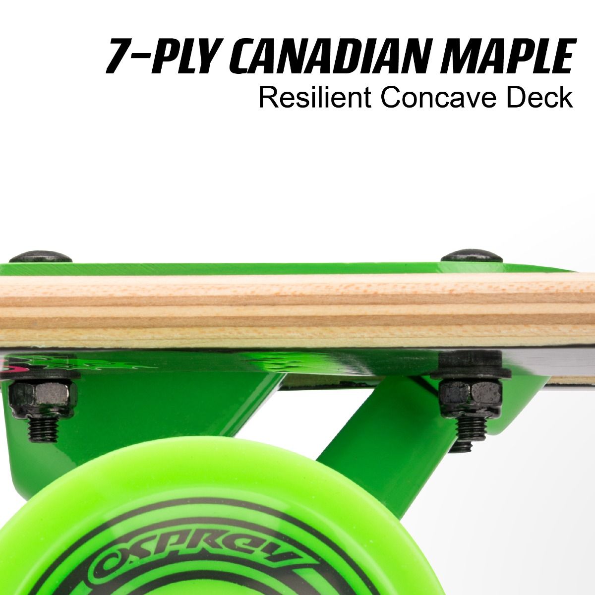 OSPREY 39" LONGBOARD SKATEBOARD TWIN TIP - CHARACTER