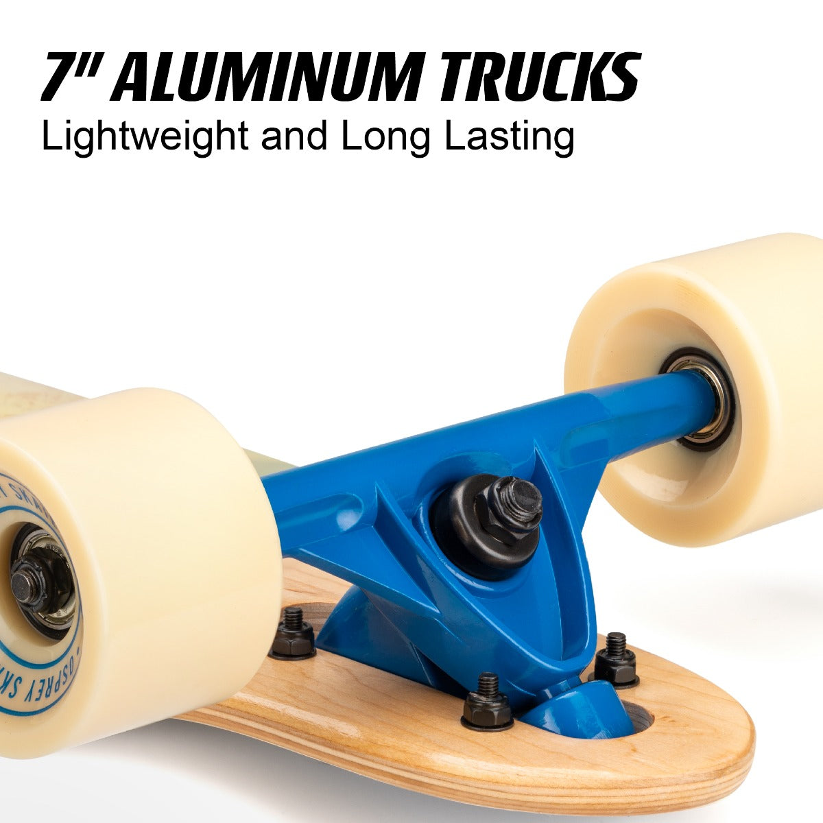 OSPREY 39" LONGBOARD SKATEBOARD TWIN TIP - SLIDE FADE