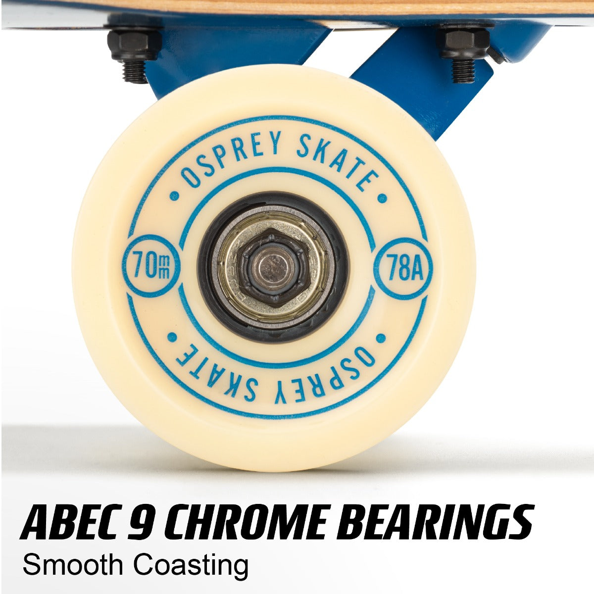 OSPREY 39" LONGBOARD SKATEBOARD TWIN TIP - SLIDE FADE