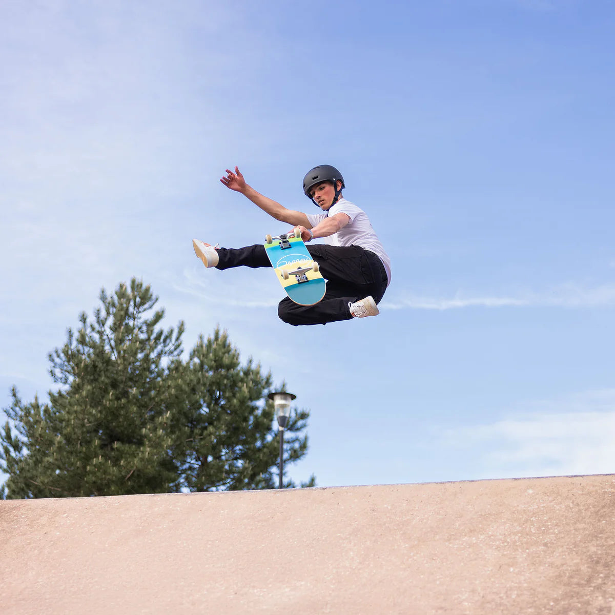 Osprey 8" x 31" Complete Double Kick Skateboard - Blocks