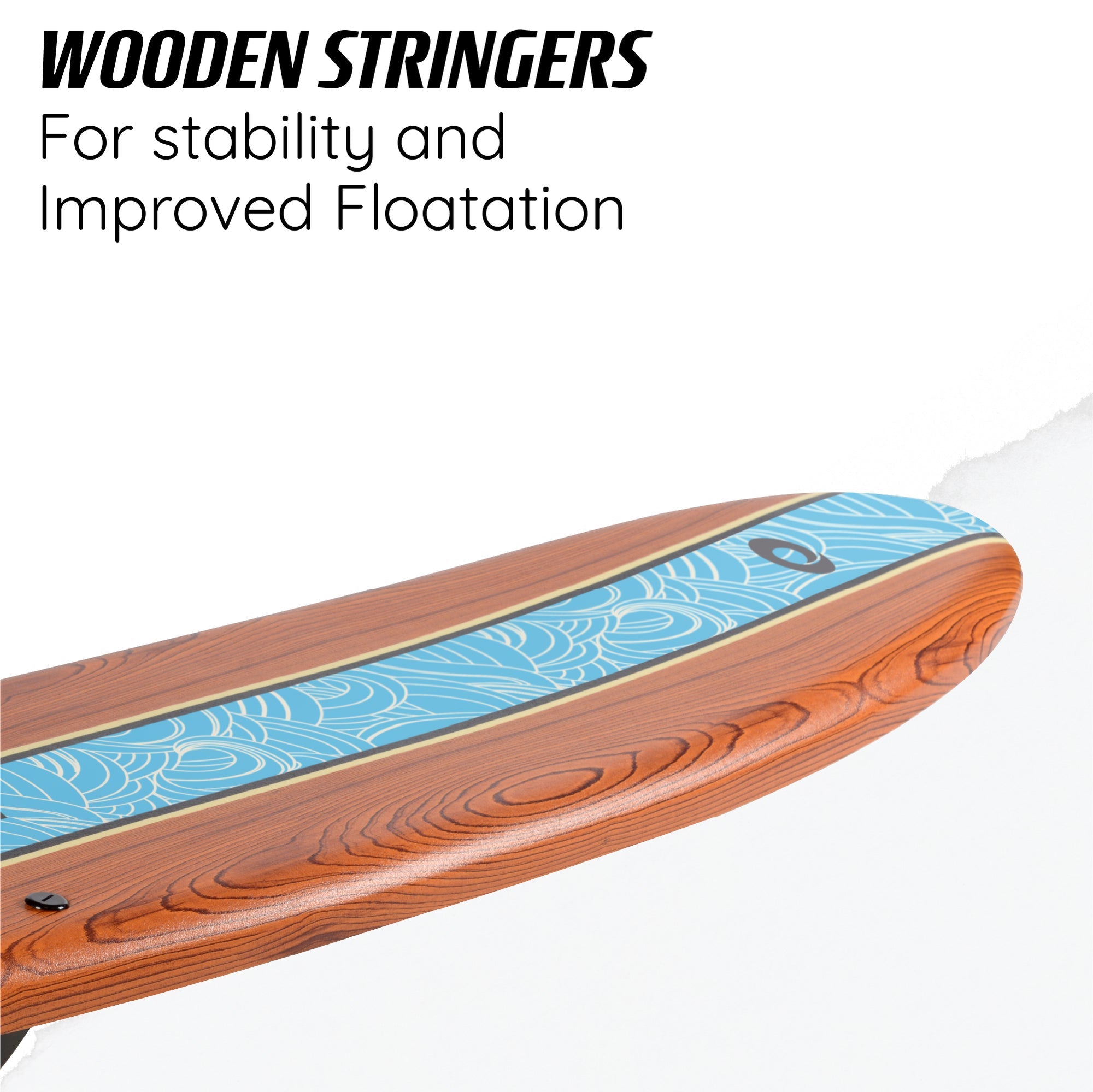 OSPREY 8'2" SOFTBOARD - WOOD