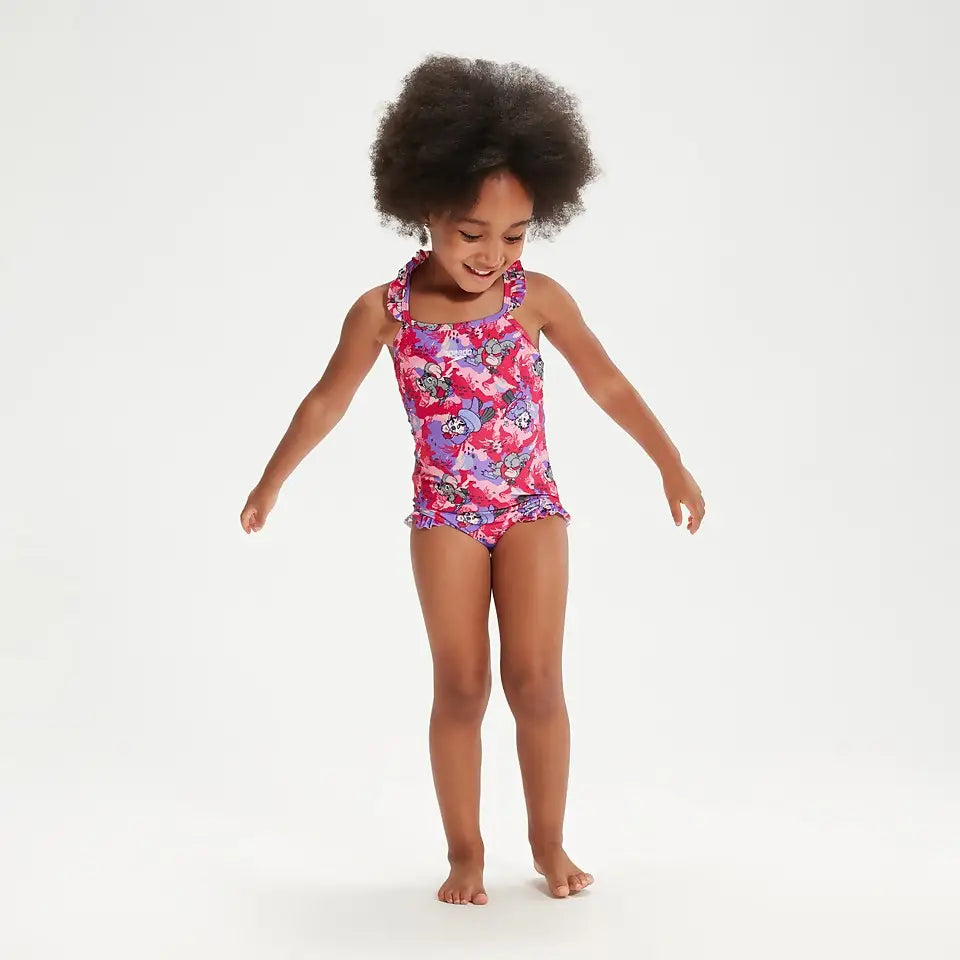 SPEEDO LTS DIGI FRILL INFANT SWIMSUIT