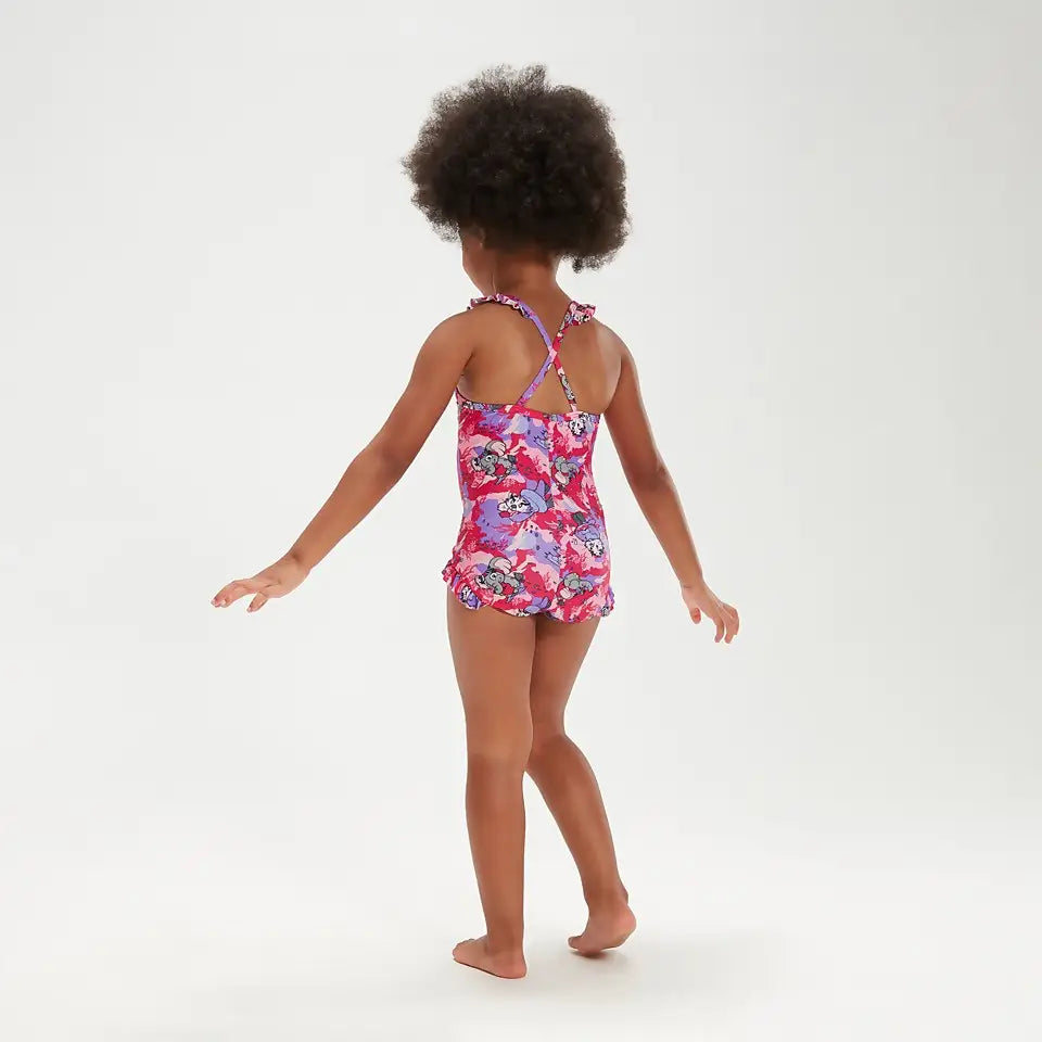 SPEEDO LTS DIGI FRILL INFANT SWIMSUIT