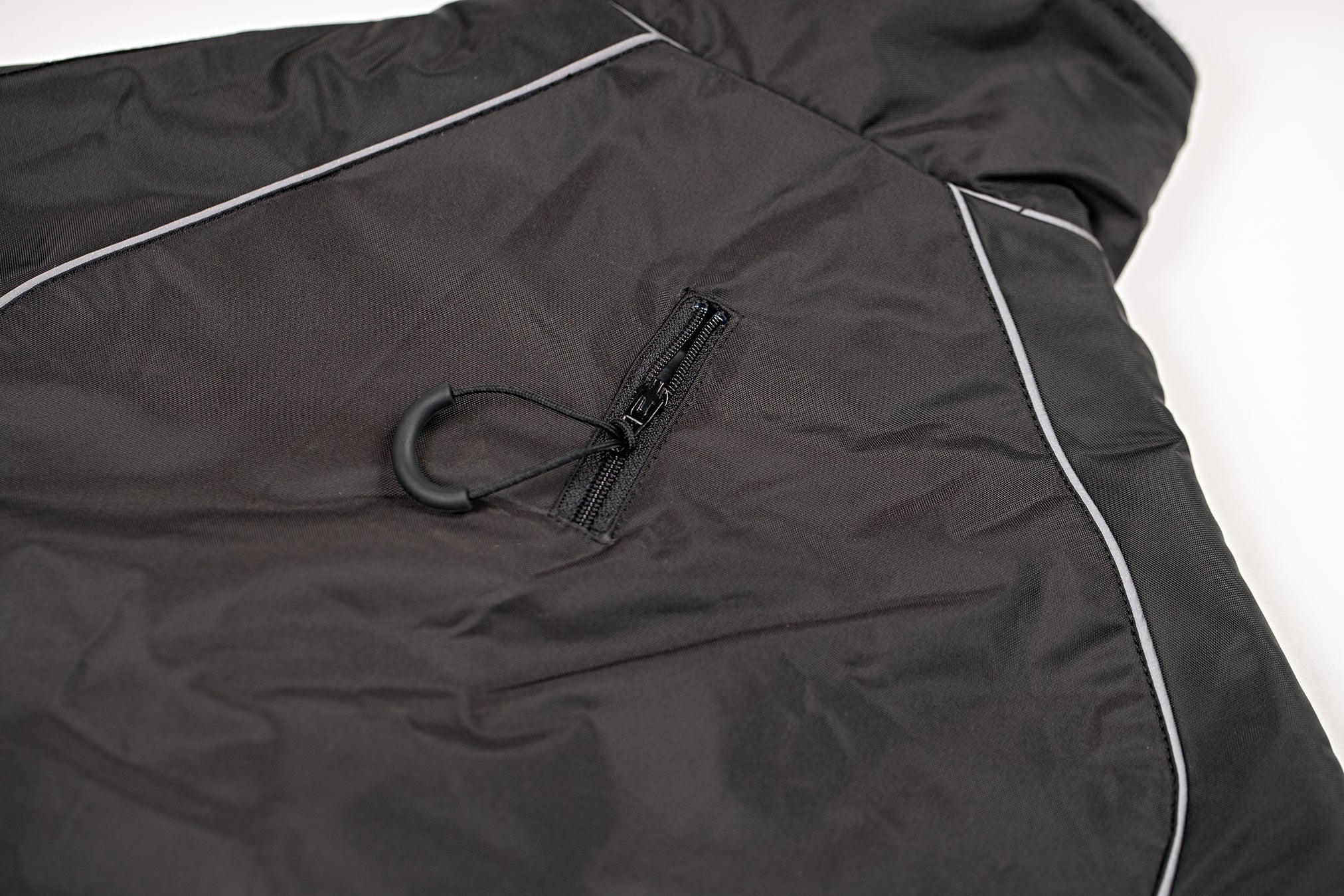 Dryrobe® dog - WATERPROOF DOG COAT - BLACK/RED