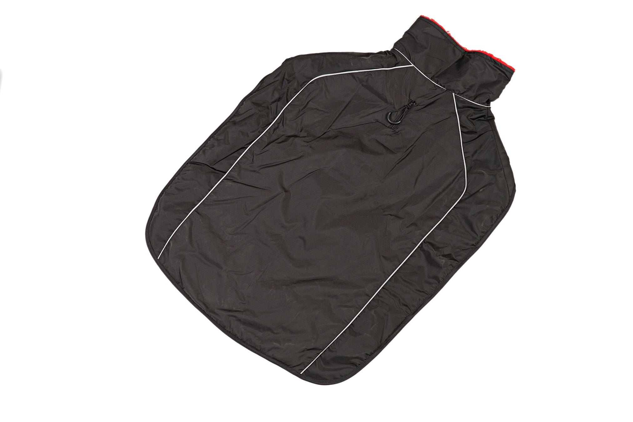 Dryrobe® dog - WATERPROOF DOG COAT - BLACK/RED