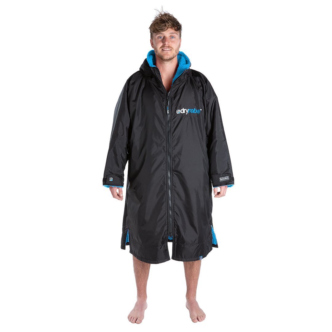 dryrobe® ADVANCE LONG SLEEVE - BLACK/BLUE