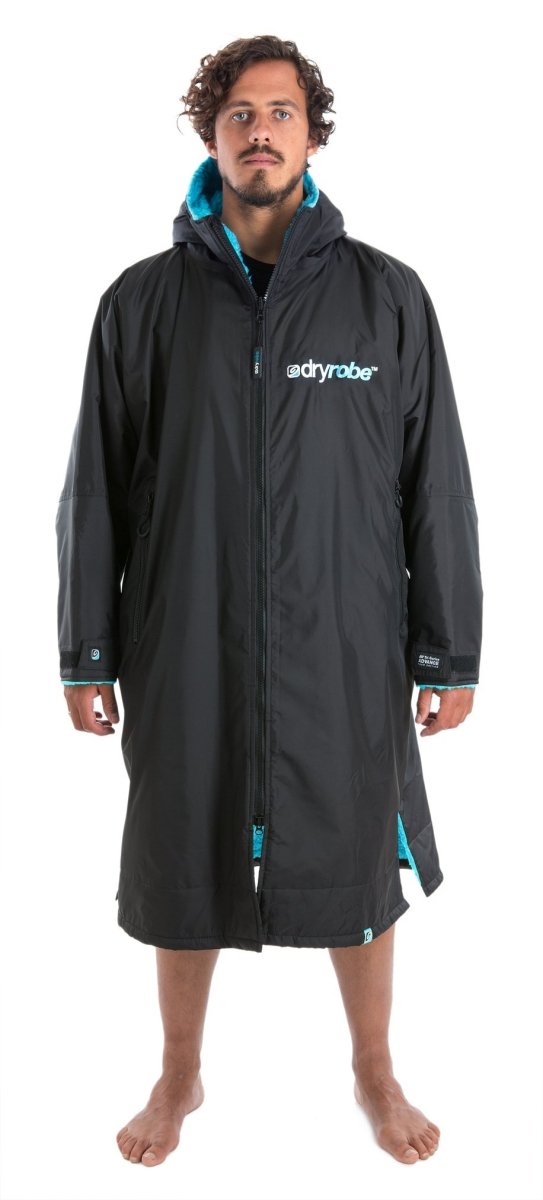 dryrobe® ADVANCE LONG SLEEVE - BLACK/BLUE