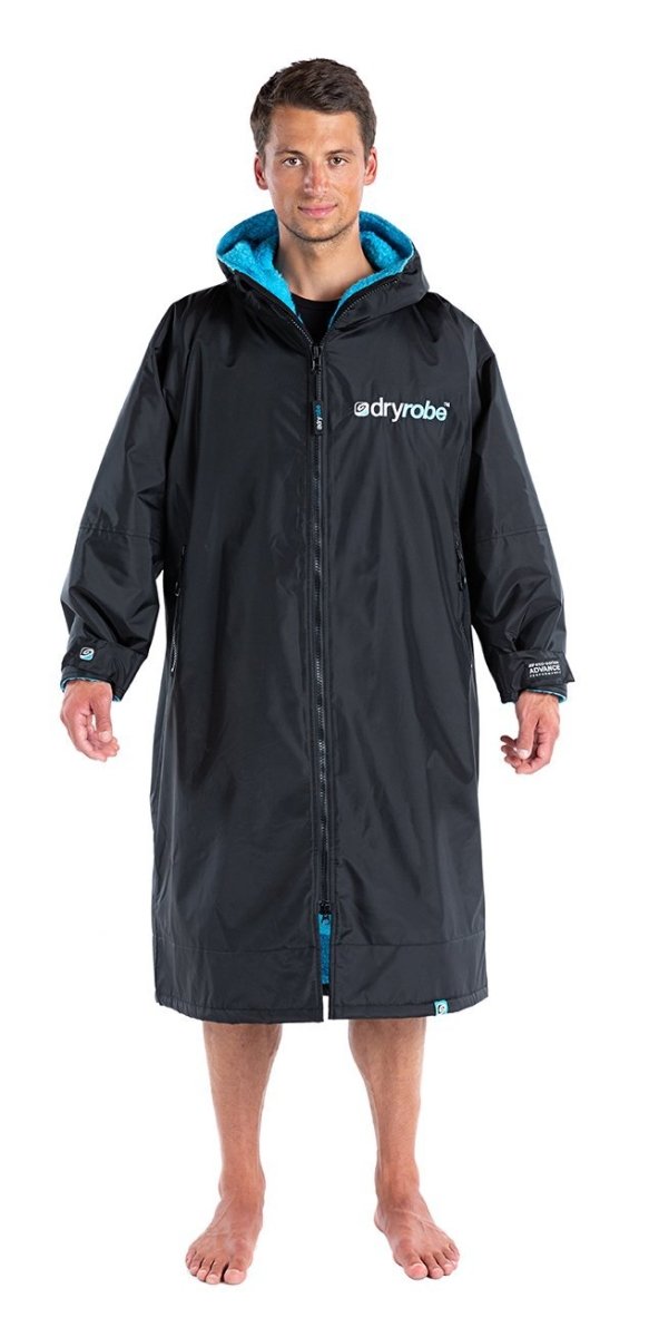dryrobe® ADVANCE LONG SLEEVE - BLACK/BLUE