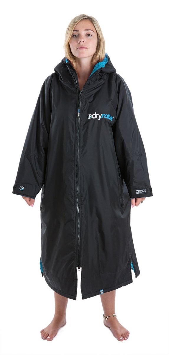 dryrobe® ADVANCE LONG SLEEVE - BLACK/BLUE