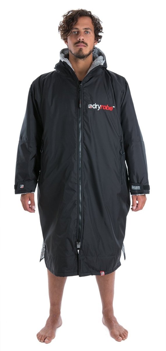 dryrobe® ADVANCE LONG SLEEVE - BLACK/GREY