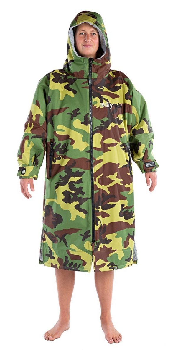 dryrobe® ADVANCE LONG SLEEVE - CAMO / GREY