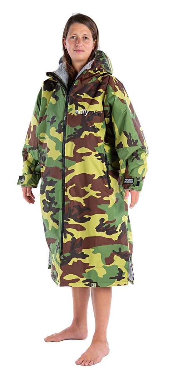 dryrobe® ADVANCE LONG SLEEVE - CAMO / GREY