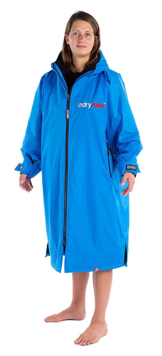 dryrobe® ADVANCE LONG SLEEVE - COBALT BLUE / BLACK