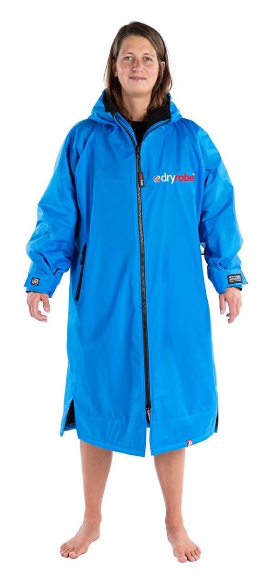 dryrobe® ADVANCE LONG SLEEVE - COBALT BLUE / BLACK