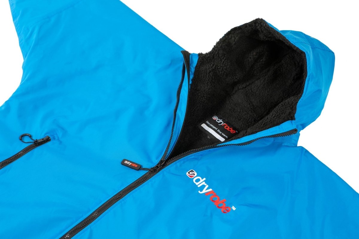 dryrobe® ADVANCE LONG SLEEVE - COBALT BLUE / BLACK
