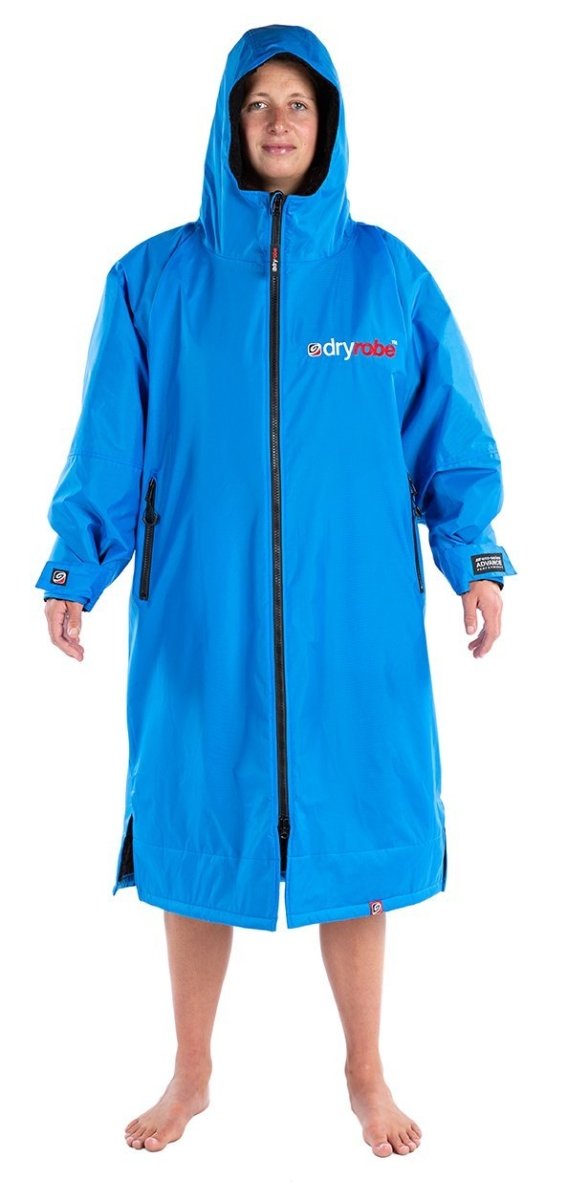 dryrobe® ADVANCE LONG SLEEVE - COBALT BLUE / BLACK
