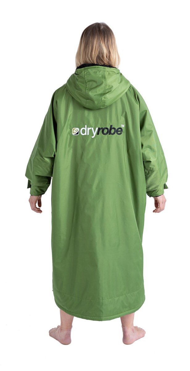 dryrobe® ADVANCE LONG SLEEVE - FOREST GREEN / BLACK