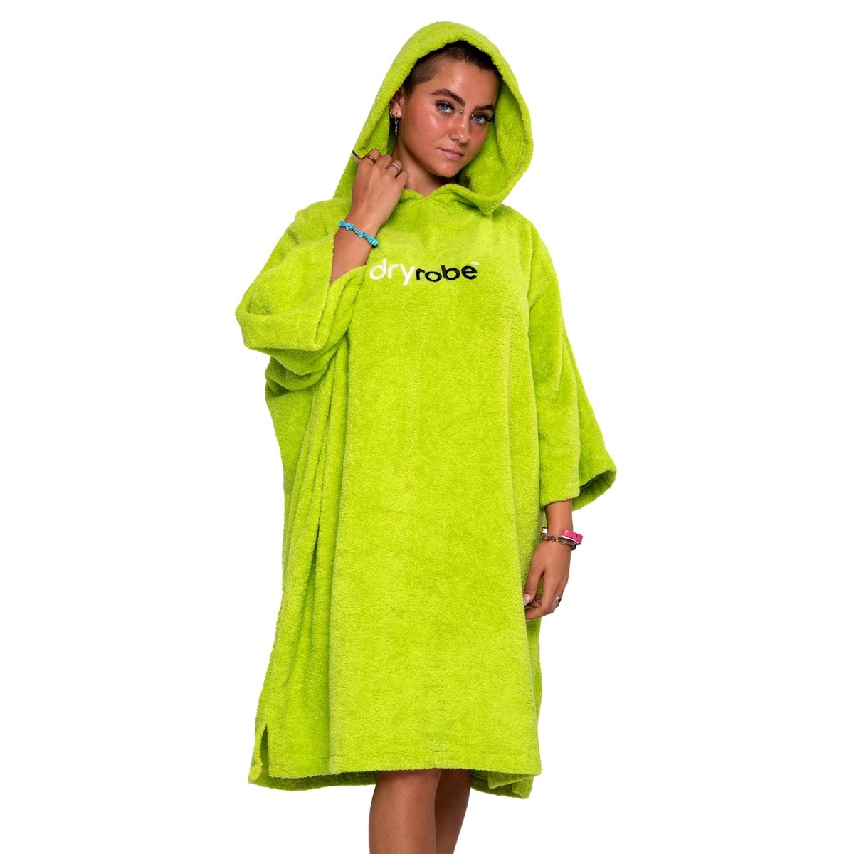 Kids Organic Towel dryrobe® - Lime