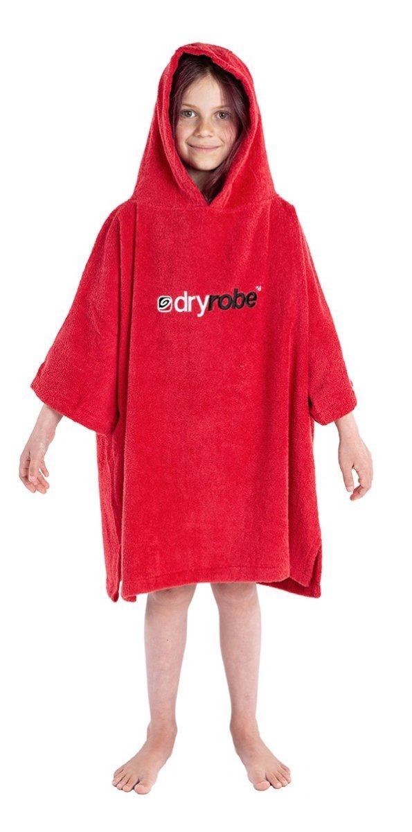 Kids Organic Towel dryrobe® - Red