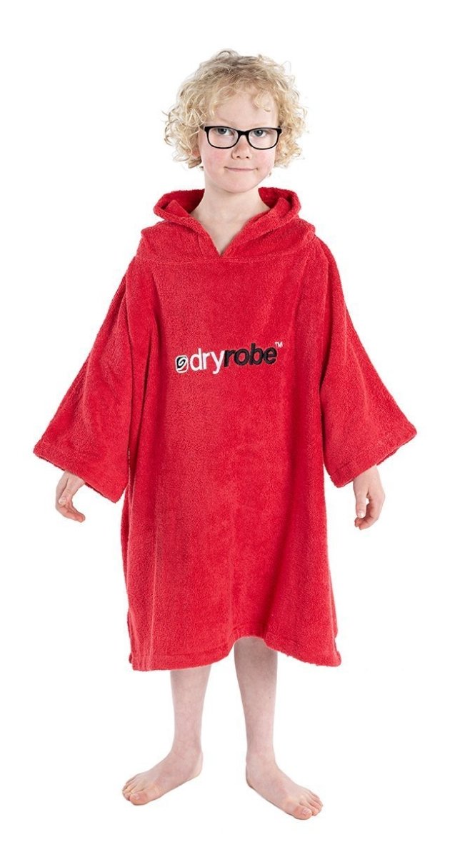 Kids Organic Towel dryrobe® - Red