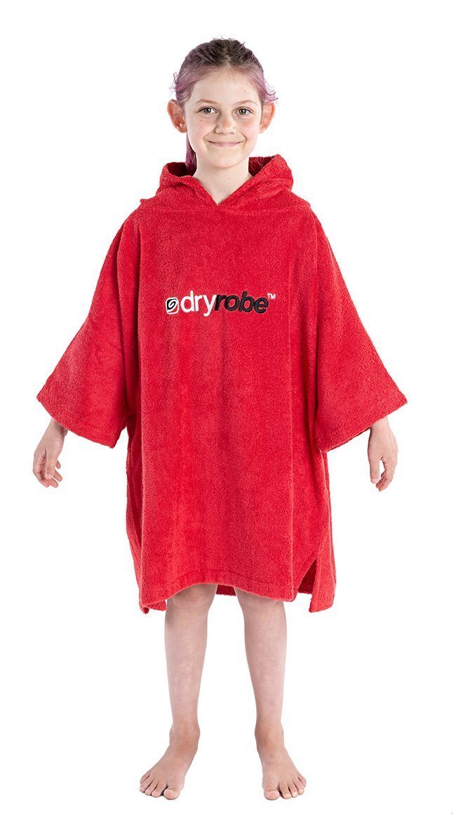 Kids Organic Towel dryrobe® - Red