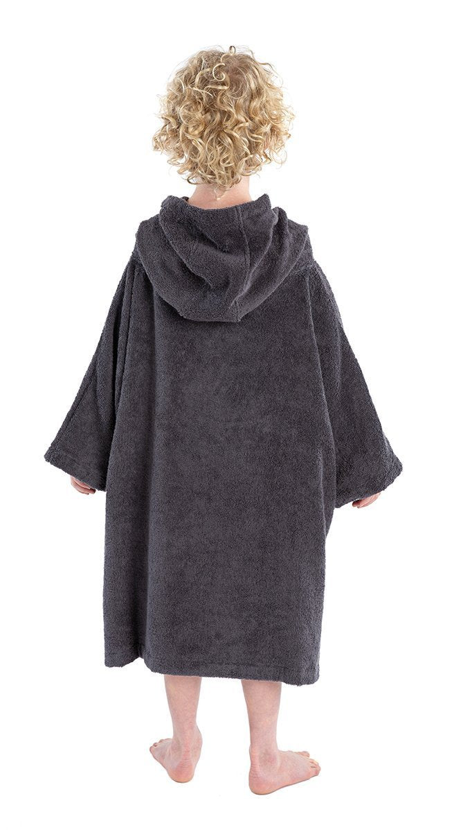 Kids Organic Towel dryrobe® - Slate Grey
