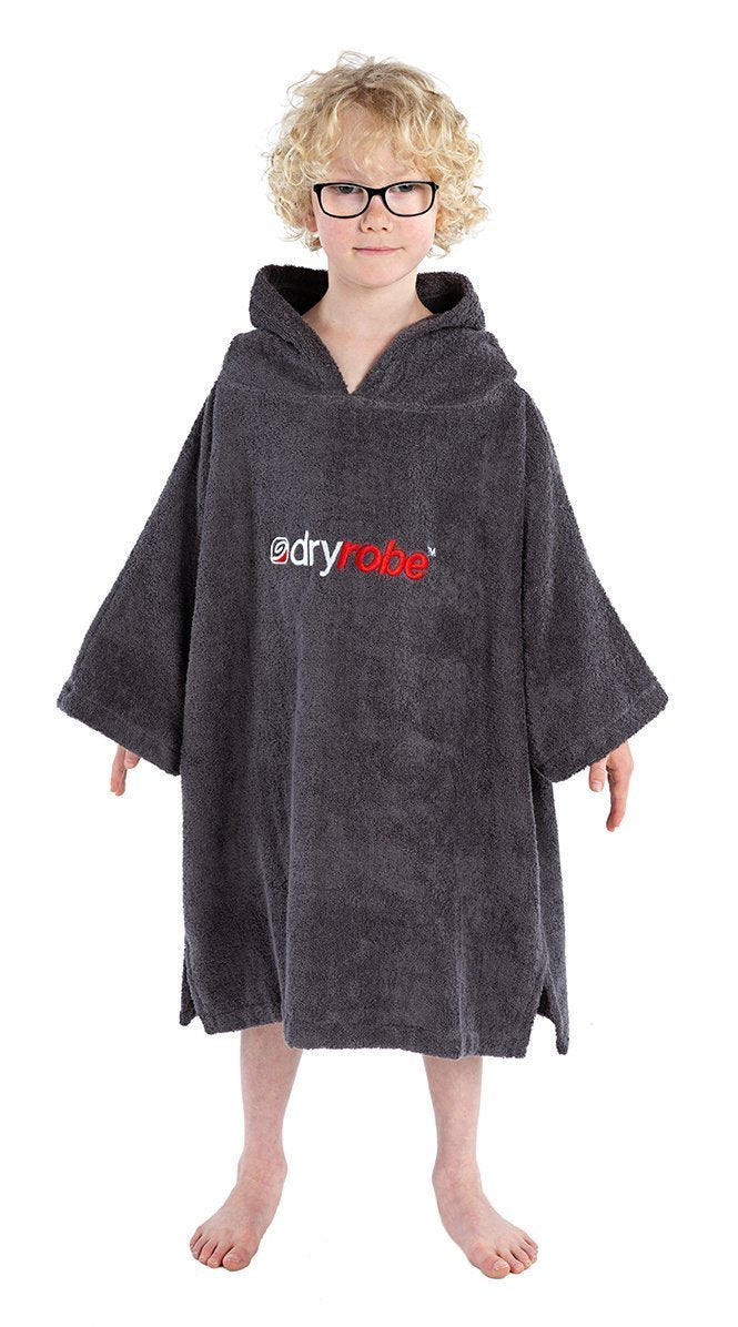 Kids Organic Towel dryrobe® - Slate Grey