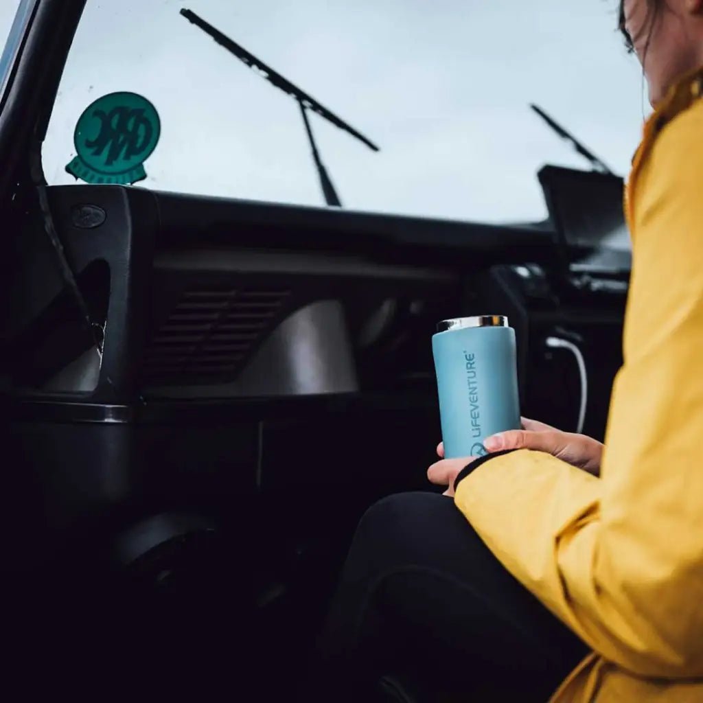 LIFEVENTURE THERMAL MUG - MATT ICE BLUE - Atlantic Kayaks & Leisure