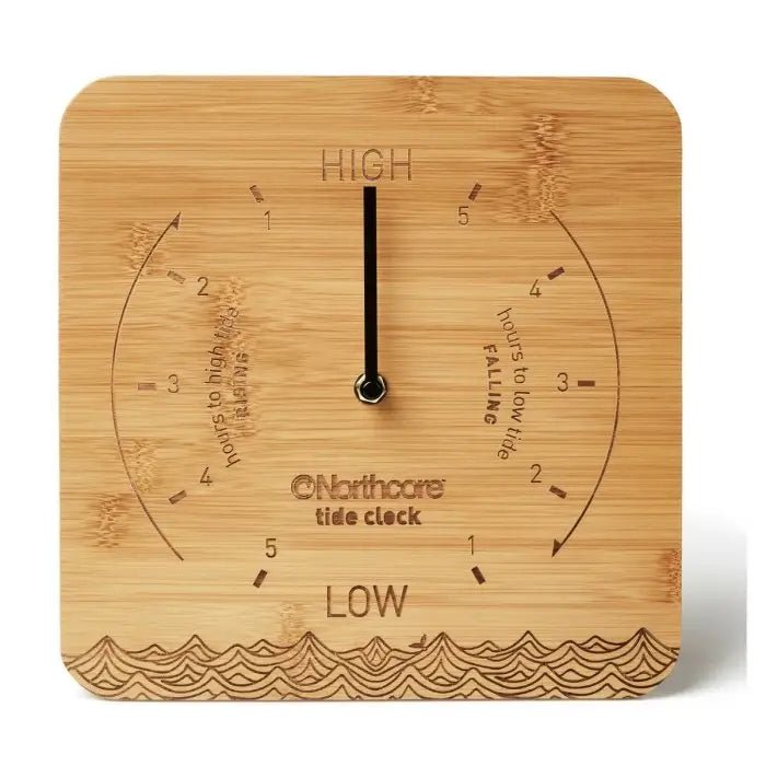 NORTHCORE WALL MOUNTED BAMBOO TIDE CLOCK - Atlantic Kayaks & Leisure