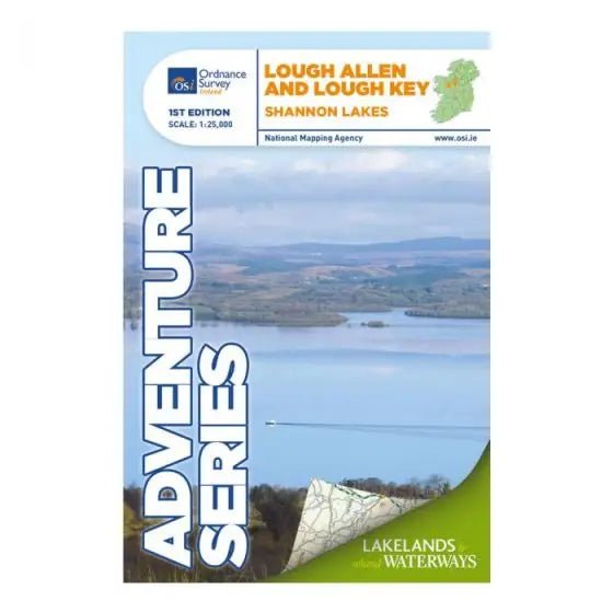 OS ROI ADVENTURE SERIES MAP - LOUGH ALLEN & LOUGH KEY - Atlantic Kayaks & Leisure