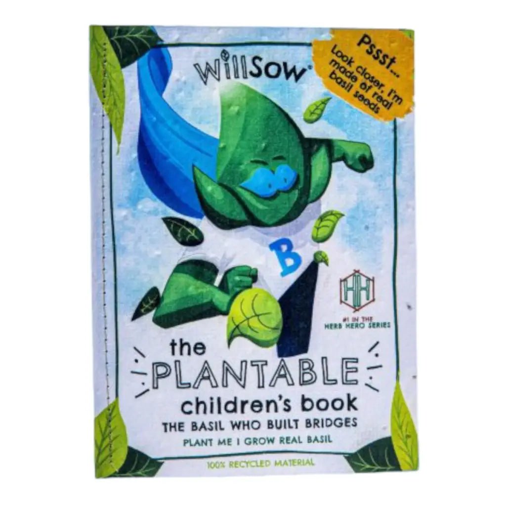 PLANTABLE BOOK - THE BASIL WHO BUILT BRIDGES - Atlantic Kayaks & Leisure