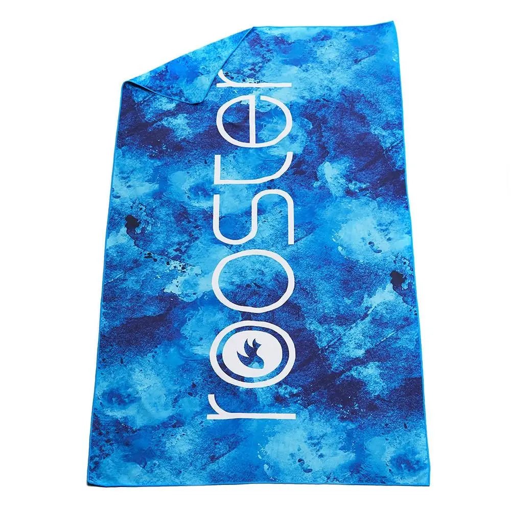 ROOSTER AZURE MICROFIBRE QUICK DRYING TOWEL - Atlantic Kayaks & Leisure