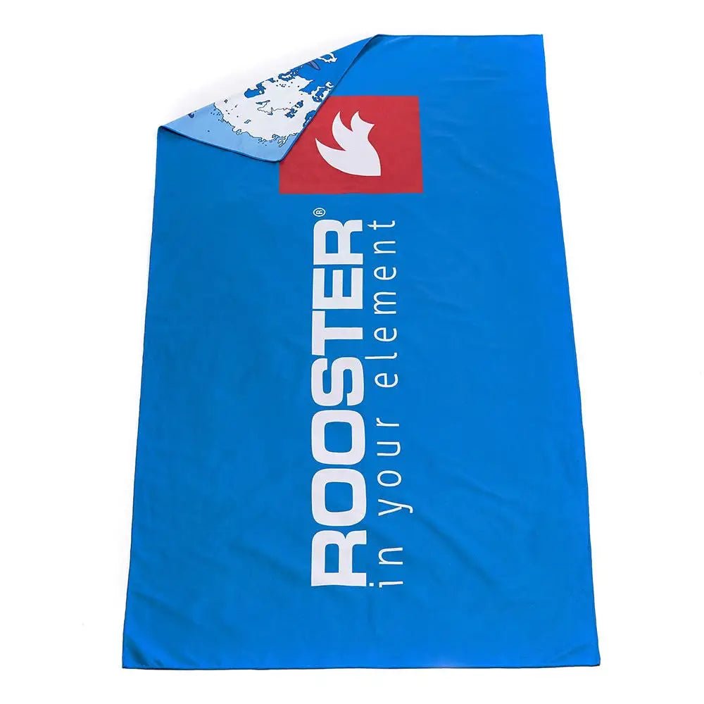 ROOSTER GRAPHIC MICROFIBRE QUICK DRYING TOWEL - Atlantic Kayaks & Leisure