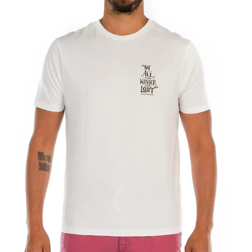 SALTROCK 'LOST SHIPS' MENS T-SHIRT - WHITE - Atlantic Kayaks & Leisure