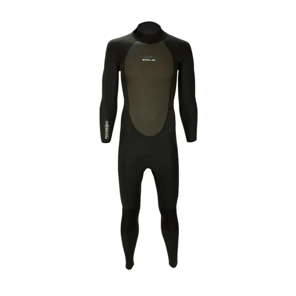 SOLA 2022 FUSION MENS 3/2 FULLSUIT - BLACK - Atlantic Kayaks & Leisure