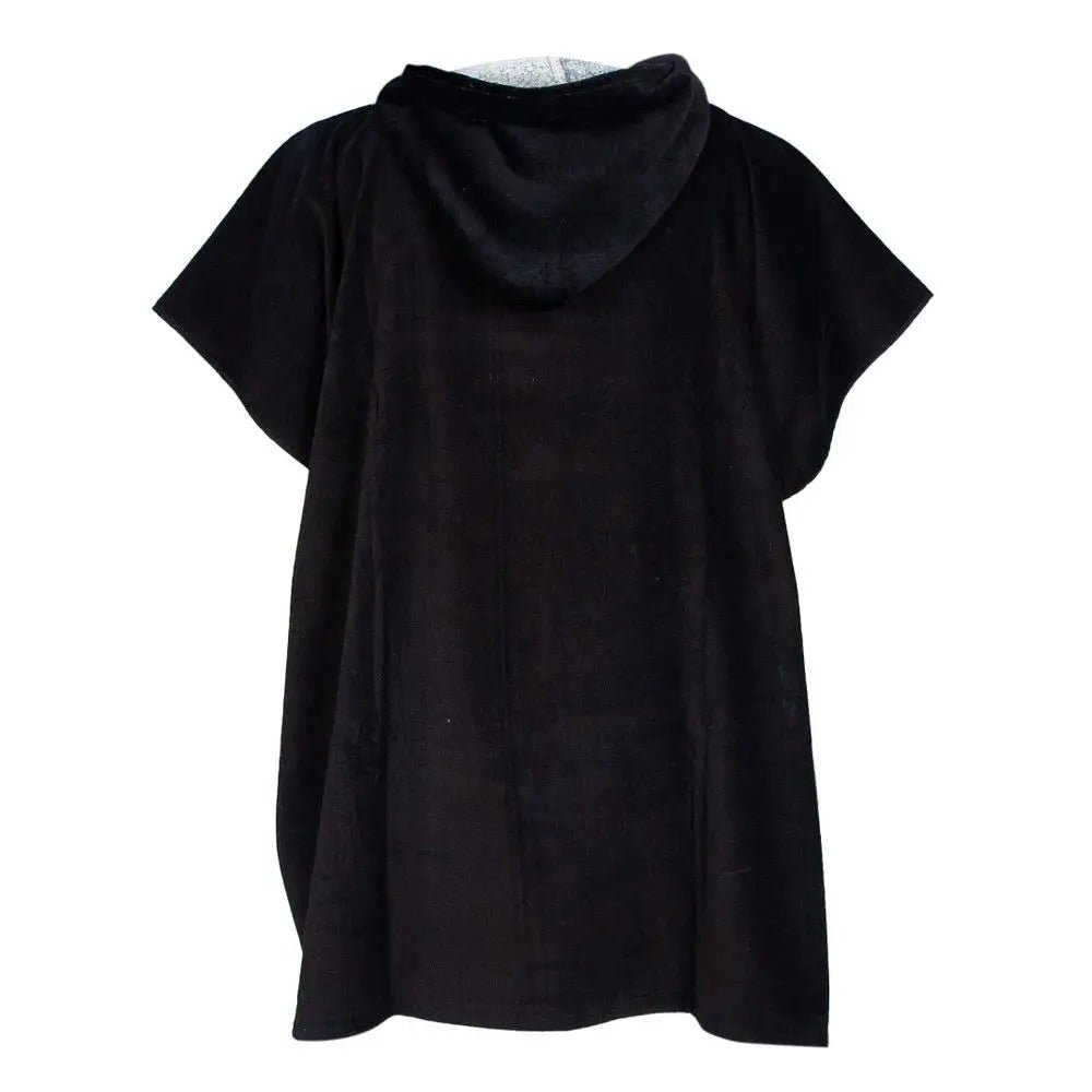 SOLA ADULT TOWEL ROBE - BLACK - Atlantic Kayaks & Leisure