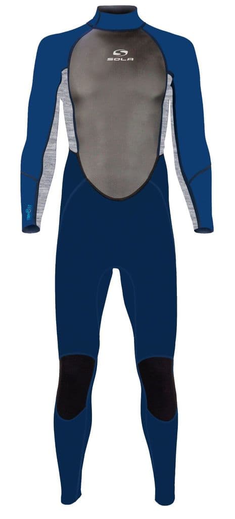 SOLA JUNIOR STORM 3/2 FULLSUIT - NAVY/MARL