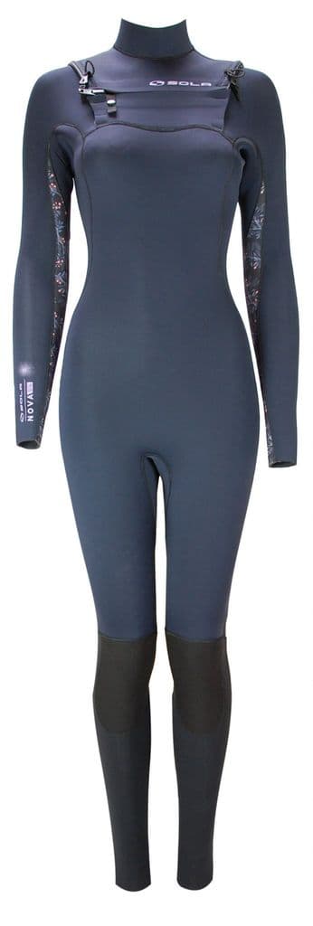 SOLA NOVA LADIES 5/4 CHEST ZIP WETSUIT