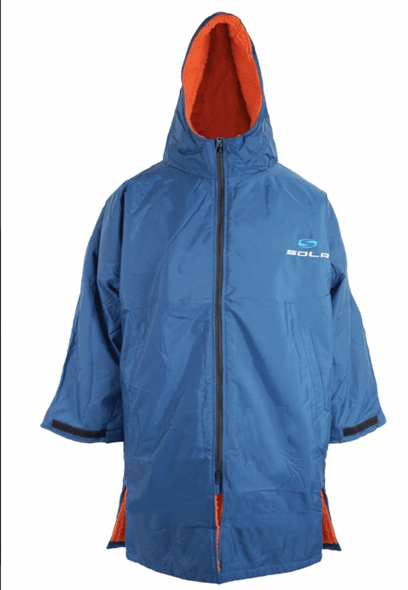 SOLA WATERPROOF CHANGING COAT / ROBE - BLUE